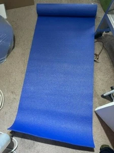 USED Yoga Mat 1/8" D x 24" W x 66"L , Blue (S) - Picture 1 of 6