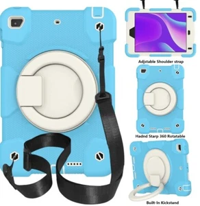 Hülle Cover für Apple iPad mini 4 / 5 (2015 / 2019) Hardcase + Handschlaufe - Bild 1 von 10