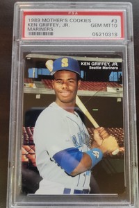 1989 Mother's Cookies Ken Griffey Jr. #3 PSA 10 GEM MINT #3 Rookie RC HOF