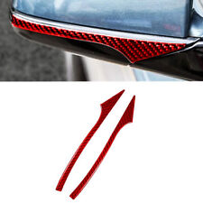 2Pcs Red Carbon Fiber Rear View Side Mirror Cover For BMW 5 Series E60 2005-2010