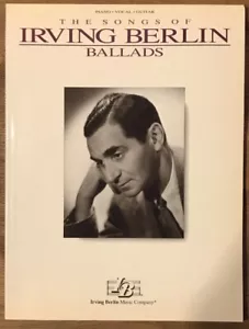 Songs Of Irving Berlin Ballads Piano Vocal Guitar Book Sheet Music Hal Leonard - Picture 1 of 2