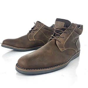 Nunn Bush Circuit DC Plain Toe Chukka Brown Boot Men's Size 10 - Picture 1 of 12