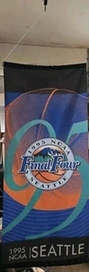 1995 Seattle NCAA Final Four Basketball Hanging Banner From MATRIX 54" X 24" - Picture 1 of 13