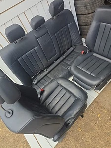 MERCEDES E CLASS 2015 LEATHER HEATED SEATS BLACK W212 - Picture 1 of 11