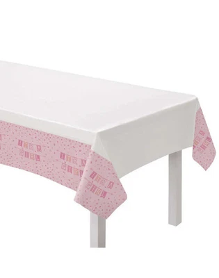 BABY SHOWER ROSA It's A Girl CUBIERTA DE PLÁSTICO (1) Mesa Decorativa Foto 1 de 2