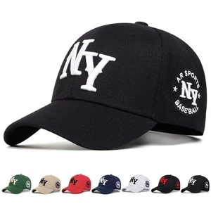 New York Basecap Basecaps Base Cap Vintage NY Style negro blanco rojo verde azul - Imagen 1 de 33