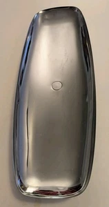 Vintage MCM Milburn Chrome Oblong Dish With Wood Base - Picture 1 of 3