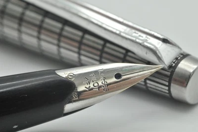 Pluma Estilográfica Pilot Elite De Colección 14K Plumín Fino Plateada con Convertidor Excelente A1028 Foto 1 de 4