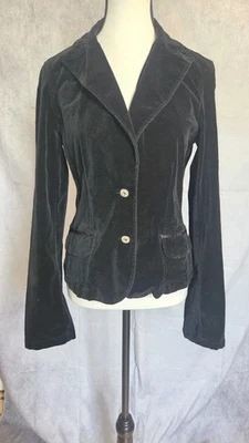 Sanctuary Clothing Women’s Black Corduroy Blazer Jacket Size M  By Anthropologie - Image 1 of 4