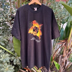 Vintage 1999 Mikel Erentxun x Duncan Dhu Soccero​cks Tour Tee XL Black - Picture 1 of 5