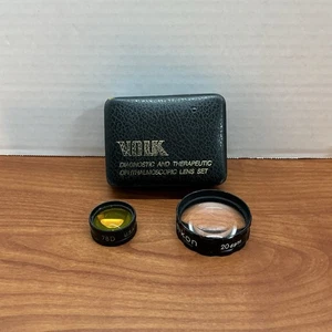 Volk II BIO Lens Set Ophthalmoscopic Diagnostic Therapeutic 20d ptr & 78D Nikon - Picture 1 of 7