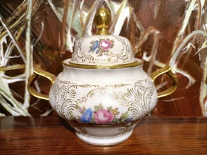 ROSENTHAL Ivory Germany SANSSOUCI DIPLOMAT, edle Zuckerdose mit Deckel - Picture 1 of 6