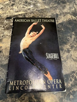 American Ballet Thearer 1998 Stagebill Metroplitan Opera Lincoln Center Foto 1 de 4