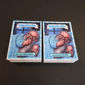 2017 GARBAGE PAIL KIDS BATTLE OF THE BANDS COMPLETE BLUE SPIT SET 180 CARDS GPK - Picture 1 of 4