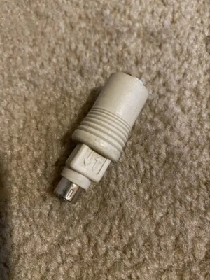 Din-5 Female to Mini-Din 6-Pin Male AT to PS/2 Keyboard Adapter w/6-inch Cable - Image 1 of 2