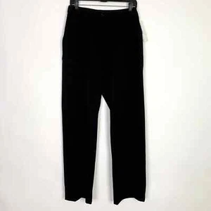 Karen Kane Pants Size 10 Cruise Straight Wide Leg Black High Rise - Picture 1 of 9