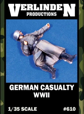 1/35 WWII German Casualty VERLINDEN #610 Resin Figure Kits - Image 1 of 2