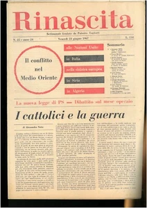 Rinascita settimanale fondato da Palmiro Togliatti n. 25 23 giugno 1967 - Picture 1 of 1