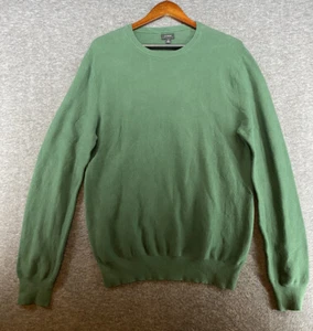 J. Crew grüner Pullover Herren Größe Medium weicher Baumwollpullover mit Rundhalsausschnitt - Bild 1 von 9