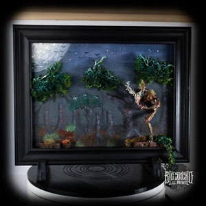 🌙 "Midnight Hunger" 3D Canvas Art – Wendigo-Inspired Forest Scene 🌿 - Bild 1 von 9