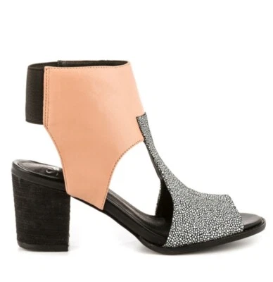 Shellys London блок каблук с открытым носком цветной блок сандалии ботинок обувь Размер: 8 - Изображение 1 из 4