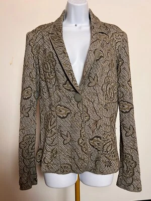 Chaqueta Blazer Mujer Talla 10 Armani Collezioni 1 Botón Vintage Foto 1 de 4