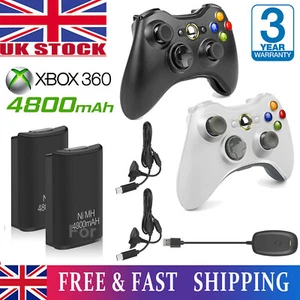 For Microsoft Xbox 360 Wireless Controller / Rechargeable Battery Pack Charger - Picture 1 of 38