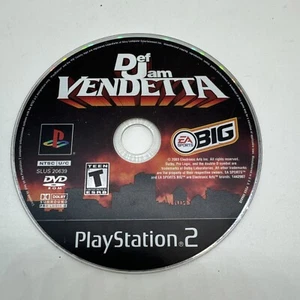 Def Jam Vendetta PS2 (Sony PlayStation 2, 2003) DISK ONLY! Untested - Picture 1 of 2