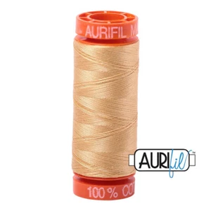 Aurifil Thread Mako 50wt 100% Cotton Small Spools 220 yds Each - Picture 1 of 253