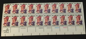 20 USPS Stamps 15 Cent - Performing Arts Series W.C. Fields  - Scott 1803 MNH - Picture 1 of 3