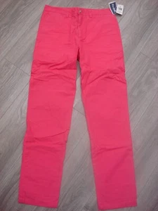 NWT Polo Ralph Lauren 100% Cotton Chino Pants Embroidered Logo Back Ultra Pink - Picture 1 of 22