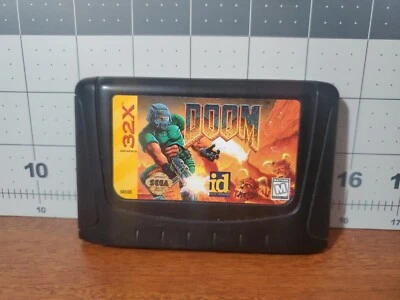 Doom (Sega Genesis 32X Video Game 1994) Cartridge Only Working - Image 1 of 4