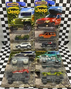*COMPLETE SET* Matchbox 75th Anniversary Jeep Series Wrangler,Willys,ETC 1/64 - Picture 1 of 10