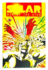 Solar Man of the Atom #2 (1991 Valiant) Jim Shooter, Dave Perlin, Bob Layton NM- - Picture 1 of 3