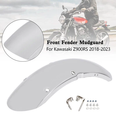 Front Fender Mudguard Fairing For Kawasaki Z900RS 2018-2023 Chrome US A - Изображение 1 из 4