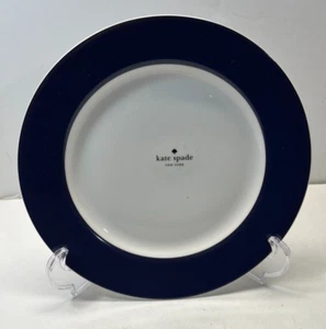 Kate Spade Plate Dinner Blue White Rutherford Circle Lenox - Picture 1 of 2