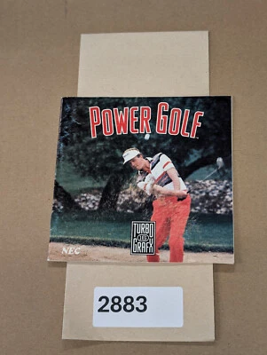 Power Golf - Turbo Grafx - Manual Only **NO GAME! - Image 1 of 4