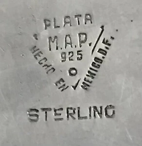 Sterling Silver Box Mexico Plata M.A.P. 925 Great Handmade Artist Piece 5.8 Ozs. - Picture 1 of 8