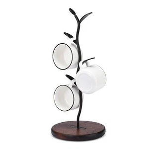 Mug Holder Countertop Mug Tree Coffee Mugs & Tea Cup Storage Rack Coffee Counter - Picture 1 of 6