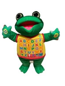 ¡¡VINTAGE!! Juguete educativo Leap Frog Hug & Learn Little Leap 1998 juguete de peluche 16" - Imagen 1 de 1