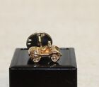 Vintage Sarah Coventry® Goldtone Old-Fashioned Car w/Driver Hat Lapel Tie Pin