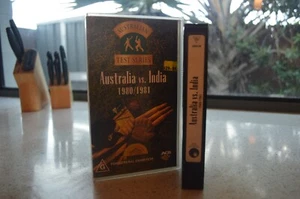 AUSTRALIAN VS INDIA CRICKET 1980/81 RARE PAL VHS VIDEO! - Picture 1 of 2