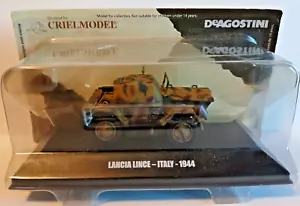 DIE CAST TANK LANCIA LINCE - ITALY - 1944 - SCALA 1/43 DEAGOSTINI - Foto 1 di 1