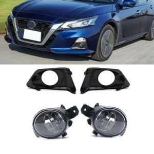 For Nissan ALTIMA/TEANA 2019-2020 Pair Front Bumper Fog Light fog lamp cover - Picture 1 of 5