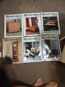 Vintage The Woodworker's Journal Magazines - 1987 - Picture 1 of 7