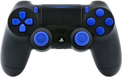 Black/Blue PS4 Rapid Fire 40 MODS Modded Controller for All Games (CUH-ZCT2) - Image 1 of 4