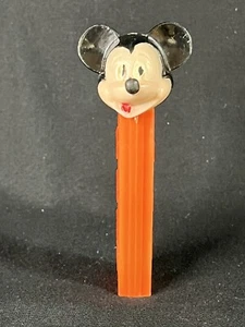 Vtg Mickey Mouse PEZ Dispenser No Feet Red Hong Kong - Picture 1 of 6