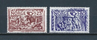 Norway  766-7 MNH, Nordic Cooperation, 1980 - Image 1 of 2