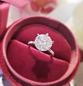 IGI Certified 2.50Ct Lab Grown Diamond 14k White Gold Women's Wedding Ring - Picture 1 of 6