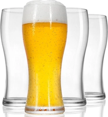 Juego de 4 vasos de cerveza vasos de pinta de 17 OZ vasos Pilsner para padre, taza de cerveza G Foto 1 de 4